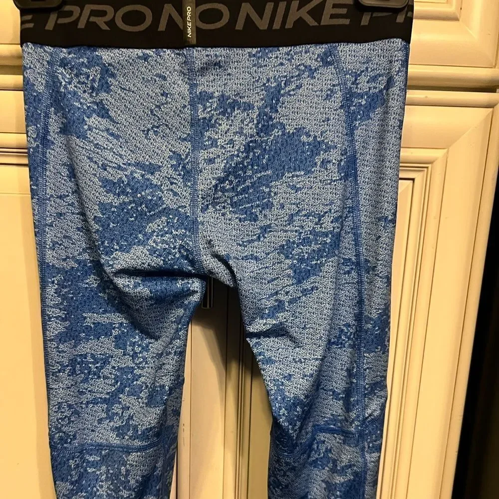 Nike Pro Dri-Fit Youth Blue  Training Pants Youth Size S